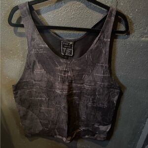 Women’s Psylo Black and Grey Graphic Women's Tank Top